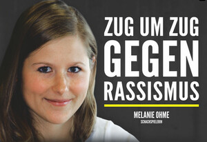 Schach-Nationalspielerin Melanie Ohme engagiert sich für die DOSB-Kampagne "Sport und Politik verein(t) gegen Rassismus". Foto: Screenshot vom DSB-Flyer