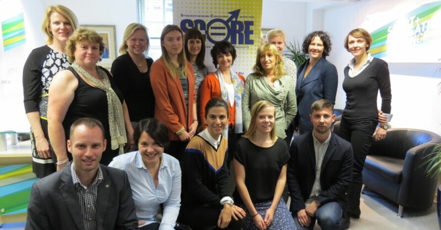 Teilnehmerinnen und Teilnehmer des Projekttreffens in London Foto: ENGSO