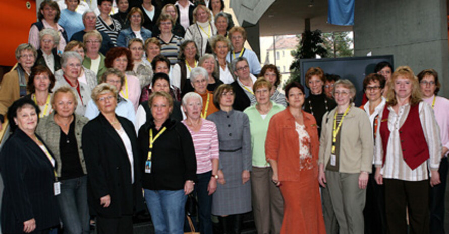 Die Teilnehmerinnen der Veranstaltung in Schweinfurt. Copyright: DSB