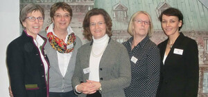 Ingelore Rosenkötter, Monika Wöhler, Sigrid Berner, Mona Küppers und Kirsten Witte-Abe. Foto: DHB