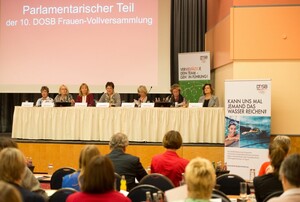 Wichtige Themen standen auf der Agenda der Frauen-Vollversammlung des DOSB in Nürnberg. Foto: DOSB/Timm Schamberger