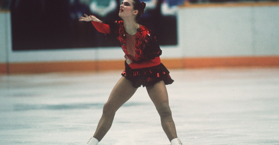 Katarina Witt konnte 1988 in Calgary "Battle of the Carmens" für sich entscheiden. Foto: picture-alliance